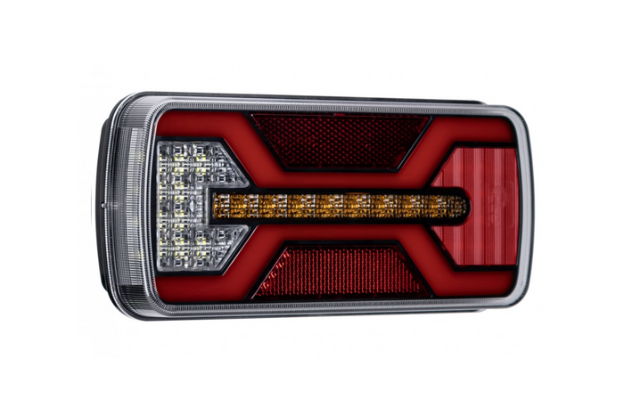 Luz trasera LED KAMAR X-SPIDER L2425 5 funciones universal