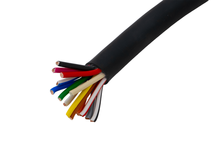 Cable eléctrico HYBSZ YLY-S 8x1,5+5x2,5 de trece núcleos - 1 m