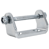 Soporte de bisagra incorporado STEELPRESS UH-01 para montaje lateral de remolque