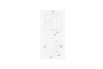 Luz trasera ASPÖCK MINIPOINT con base de bayoneta de 5 pines y 4 funciones, universal.