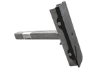 Soporte lateral plano OUTLET UNITRAILER, 30 cm de largo, 40 cm de alto, para remolque de barco, GRIS