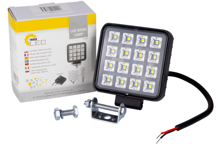 Lámpara de trabajo LED TruckLED L0154 16xLED 1844lm con interruptor