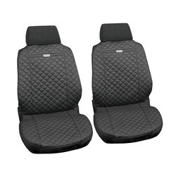 Fundas de asiento de coche LAMPA Ziga, color antracita, para los asientos delanteros