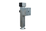 UNITRAILER D-110.000.049 Soporte de manivela extensible para remolque de plataforma plana de 1300 kg, 410-645 mm