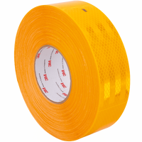 Cinta de contorno reflectante autoadhesiva amarilla 3M - 1 metro