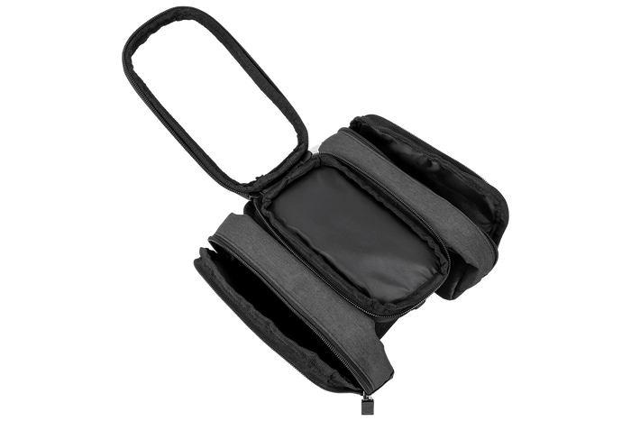 Bolsa para cuadro de bicicleta PROFEX 93015 con 2 bolsillos y funda para teléfono