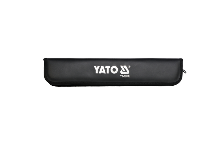 Llave plegable para ruedas de coche en estuche YATO YT-08035, vasos de 17-23 mm