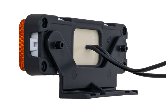 Luz de señalización LED WAŚ W254 2033, naranja, universal, con soporte