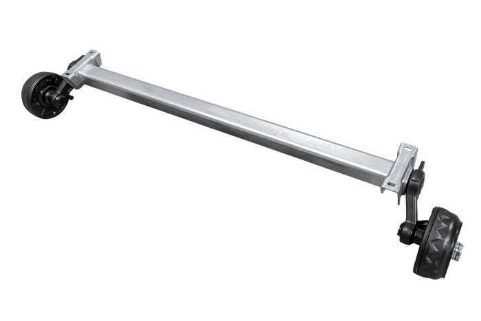 KNOTT VGB13 eje frenado para remolque / grúa 1350kg 1500mm 1950mm 4x100