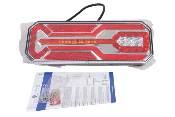 Luz trasera LED TT Technology TT.12514, 5 funciones, universal