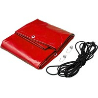 Lona para remolque H-400 150x106 para Garden 150 - ROJA