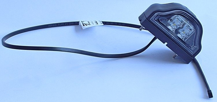 Conjunto: 2 x Luz de la placa de matrícula Aspöck Regpoint LED 0,8 m