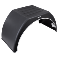 OUTLET Guardabarros doble para remolque 14-16" DOMAR DK3115 paso de rueda plano 915/450mm