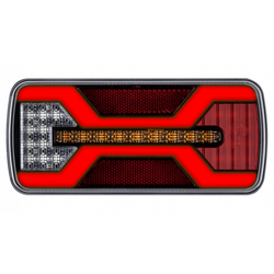 Luz trasera LED KAMAR X-SPIDER L2425 5 funciones universal