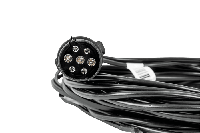 Arnés de remolque de instalación eléctrica MANTES 7m ENCHUFE DE 7 PINES BAYONETA 2x 5 PINES