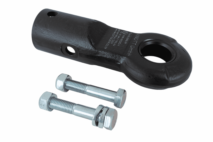Enganche de ojo KNOTT KK7488S para remolque de 3500 kg con lanza tubular de 50 mm, nuevo modelo