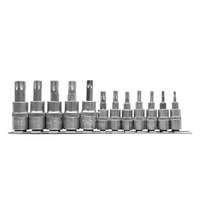 Juego de doce llaves TORX en riel YATO YT-04331
