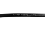Cable eléctrico plano de dos conductores TEXSIM YLY-Sp 2x0,75 - 1 m