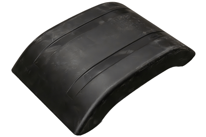 Guardabarros de media caña para remolque DOMAR D10224, paso de rueda de 370/240 mm