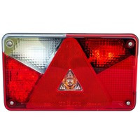 ASPÖCK Luz trasera LED Multipoint V, 6 funciones, izquierda