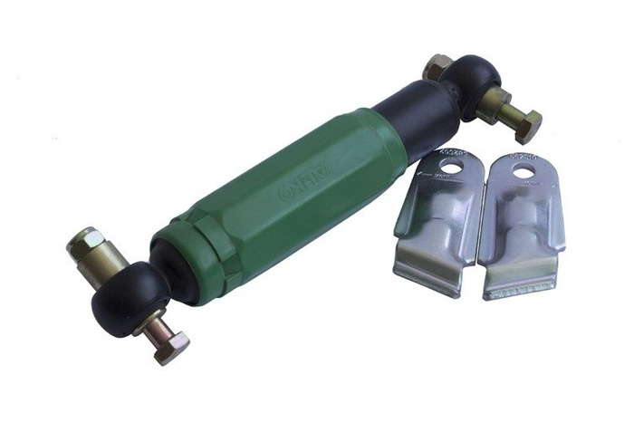 Conjunto: Amortiguador verde para remolques AL-KO Octagon 900-1600 kg con mangas