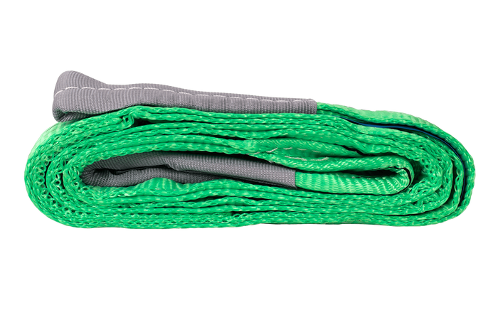 Eslinga de cinturón de elevación HEFFA de 2 m/60 mm/2 t con presillas