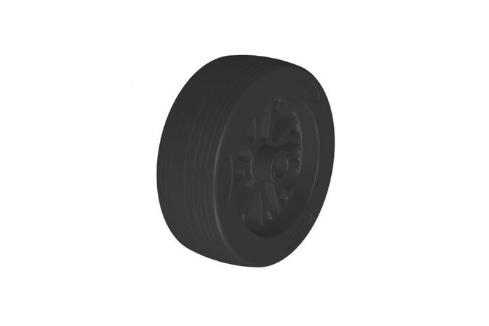 Rueda de repuesto para la rueda jockey KNOTT 6D7691.002, de plástico, 210x75 mm.