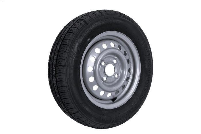 Rueda para remolque OUTLET con neumático KENDA 165/70 R13 79N y llanta KENDA 4Jx13"H2 4x100 ET:30