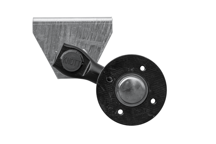 KNOTT VG7-L eje sin freno para remolque 750kg 1125mm 1615mm 4x100