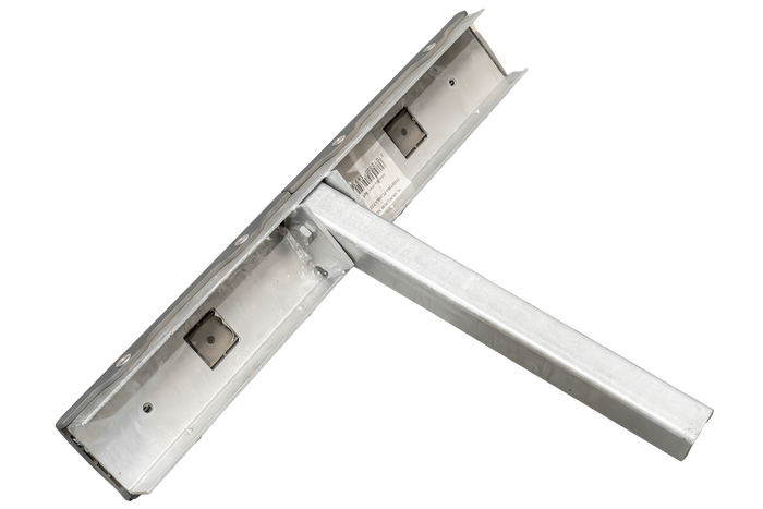 Soporte lateral plano OUTLET UNITRAILER, 59 cm de largo, 40 cm de alto, para remolque de barco, GRIS