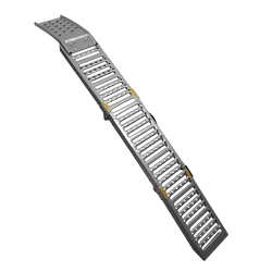 Rampa plegable UNITRAILER ALR005 de acero para remolques, 200 cm, 250 kg.