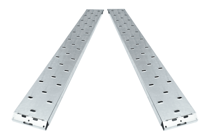 Rampas UNITRAILER rampas de acero para remolque de grúa 250cm 1500 kg juego de 2 piezas