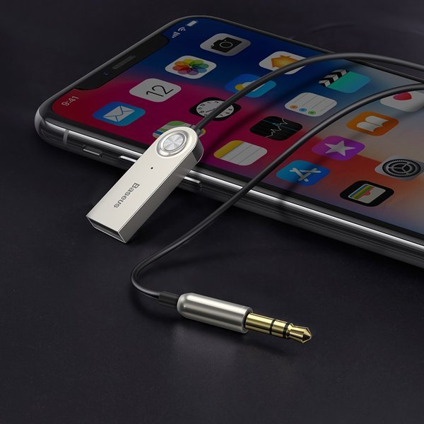 Adaptador transmisor BASEUS BA01 Receptor de sonido Audio AUX Bluetooth 5.0
