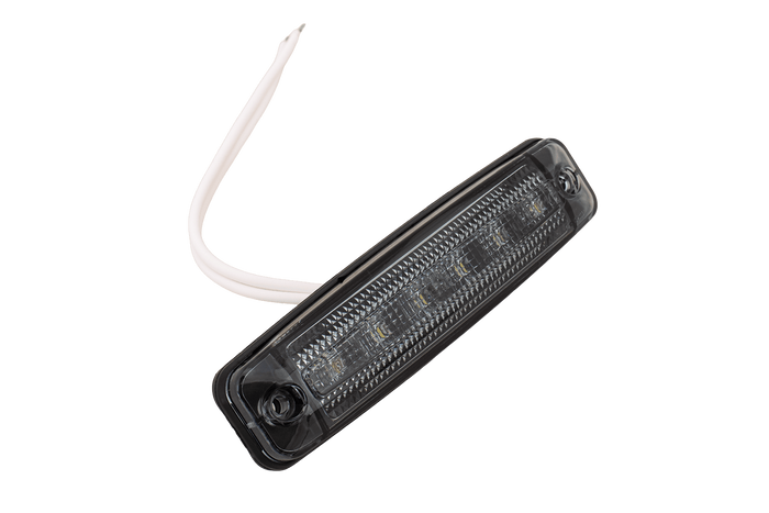 Luz de posición LED oscura FRISTOM FT-079, blanca universal