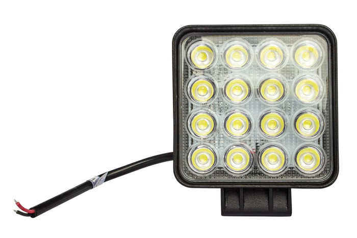 Lámpara de trabajo cuadrada 16 LED 3400 Lm 