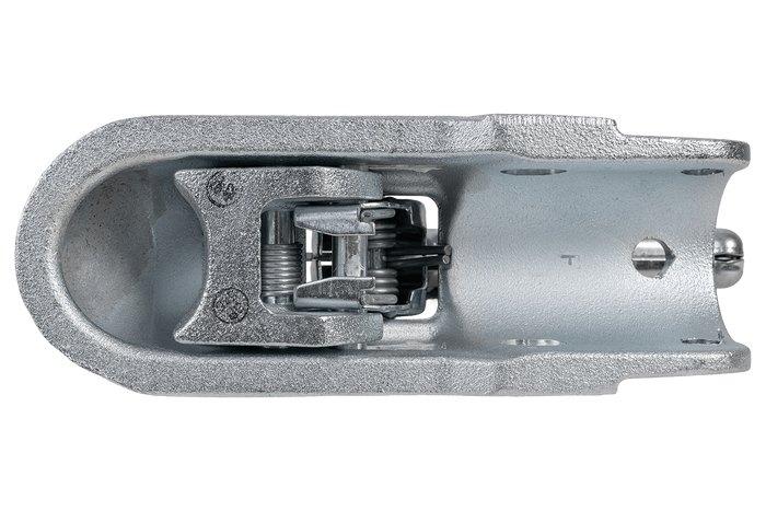 Enganche de bola WINTERHOFF WW 30-K+Z para remolque de 3000 kg con barra de tiro de tubo de 35-51 mm, hierro fundido.