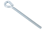 Gancho de construcción DROMET HO M6x120 con extremo cerrado (ojo)