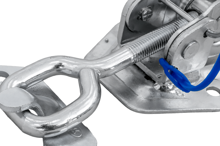 Enganche lateral con fijación STEELPRESS ZB-15A+Z-15, cierre excéntrico completo del lateral del remolque