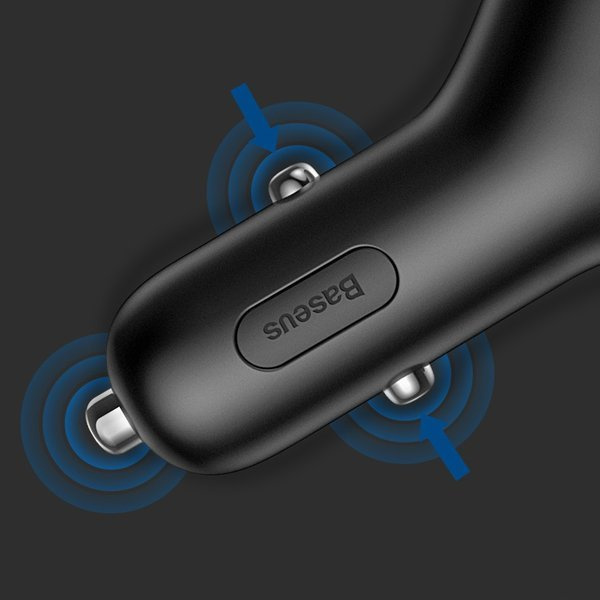 Cargador de coche BASEUS tipo Y 2xUSB, toma de encendedor de cigarrillos de 40 W