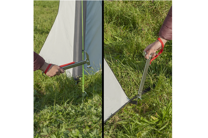 Martillo multiusos ProPlus 361751 para acampar, ideal para sacar estacas.