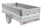 Laterales de aluminio BIS para los remolques UNITRAILER GARDEN 264 KIPP ALU y 264/2 KIPP ALU.