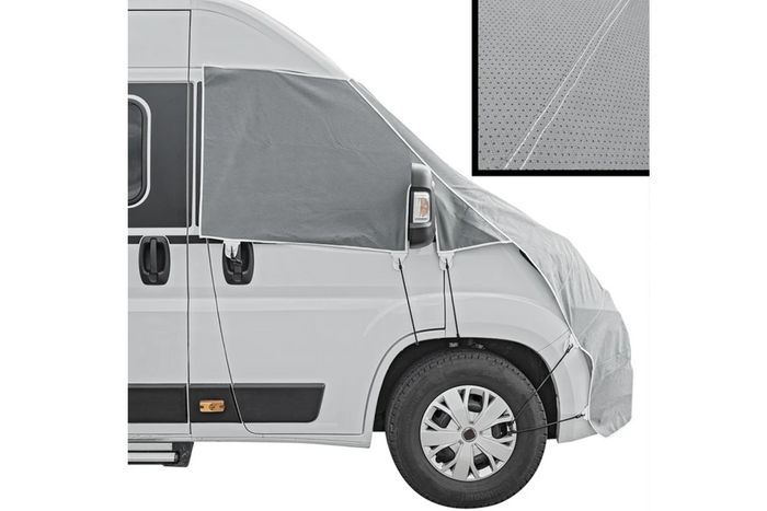 Alfombrilla térmica ProPlus 610682 para ventanas, escudo térmico para Fiat Ducato