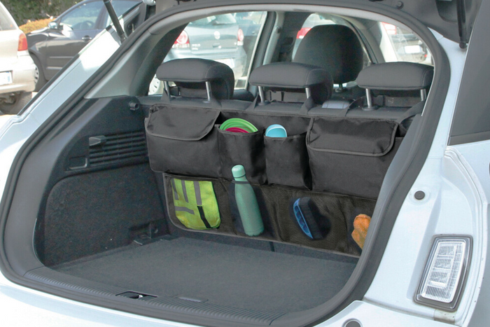 Organizador de coche LAMP Multi-Pocket DeLuxe para maletero y respaldo de asiento 88x46cm