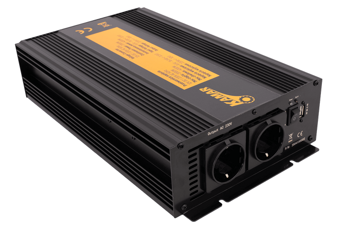 Convertidor de voltaje 12V/230V (2000/4000W) KAMAR E1930