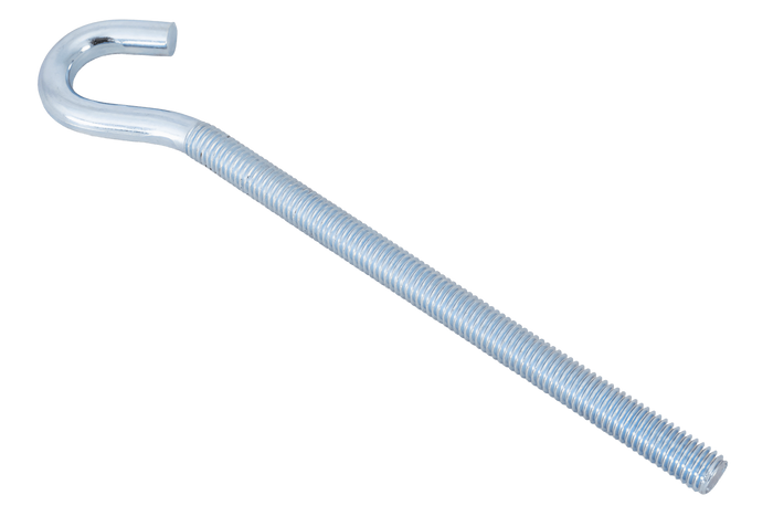 Gancho de construcción DROMET HZ M8x160 con extremo abierto (curvado)