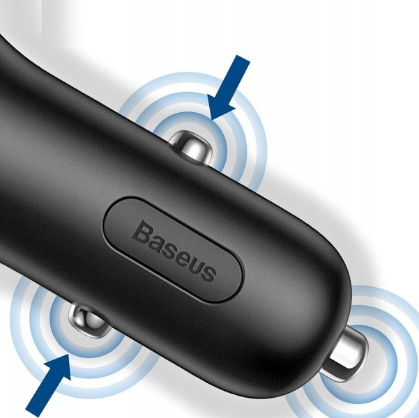 Cargador de coche BASEUS tipo Y 2xUSB, toma de encendedor de cigarrillos de 40 W