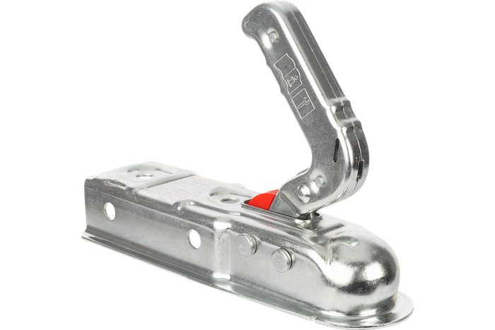 Enganche de bola AL-KO AK7 para remolque de 750 kg con barra de tiro cuadrada de 60 mm