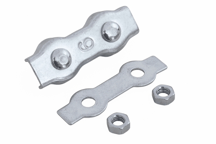 Abrazadera de cuerda doble DROMET ZLS.6 para cuerdas de 6 mm
