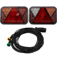 Luces traseras FRISTOM FT-270 LED CANBUS + arnés MANTES 7m 7-PIN