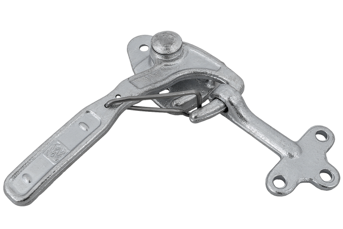 Enganche lateral derecho con cierre lateral completo del remolque WINTERHOFF WV 10-R + WVG 10-A